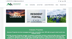 Desktop Screenshot of grassanoproperties.com